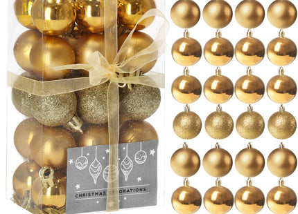 Kerstballen | 30 Stuks | 3 cm | Goud