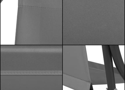 Kussen -Schommelbank - Waterdicht - Tuinschommel - Grijs - 110 x 90 cm