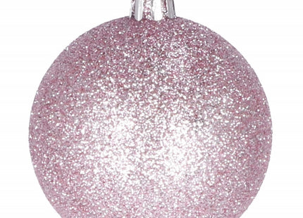 Kerstballen | 77 Stuks | Roze/Wit