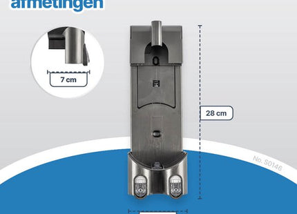 SQOON® Wandhouder Geschikt voor Dyson DC34, DC35, DC58, DC61, DC62 en V6 Series – Vervangt 965876-01