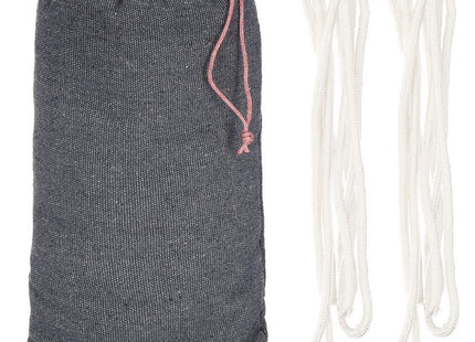 Hangmat | Extra Stevig | Inclusief Opbergtas | Donkergrijs | 200 x 150 cm