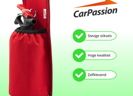 Brandblusserhoes - Brandblusser - Brandblusserhouder - Bescherming -  Rood