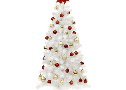 Kunstkerstboom | Besneeuwd Witte Spar  | 180 cm | Zonder Verlichting
