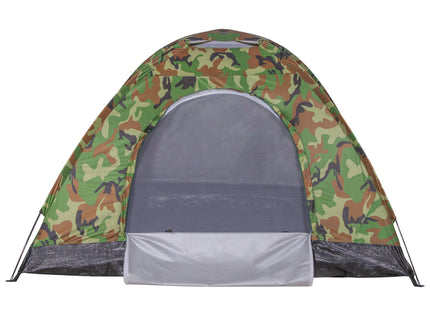 Koepeltent | Toeristentent | Kampeertent | Tent | Waterdicht | 2 Persoons | Camouflage | 200 x 200 x 105 cm