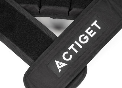 Gewichtsvest - Verzwaard Vest - Trainingsvest - Crossfittvest - Reflectie - Hardlopen / Cardio - Verstelbaar - 20 Kg - Zwart