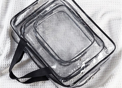 Transparante Make Up Tas - Beautycase - Reistas - Cosmetica Tas- 3in1