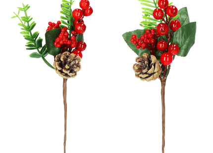 Kersttak | Decoratie | Rood | Middenstuk | 28 cm