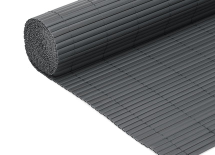 Balkonscherm - Privacyscherm - Hoge Kwaliteit - Waterbestendig - UV-bescherming - 1.4x5 m  -Antraciet - PVC