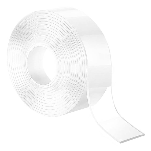Dubbelzijdig Nano Tape | Plakband | 3 m | Transparant