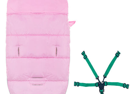 Voetenzak | Voetenzak Kinderwagen | Voetenzak Buggy | 90 cm | Roze