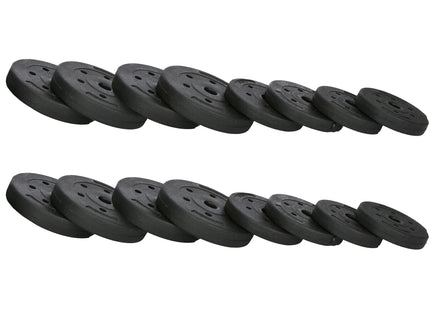 Dumbellset - 6 in 1 Kettlebell Pro Set - 30 KG - Halter Verlengstuk - Verstelbaar - Complete Set - Thuis Sporten - Zwart
