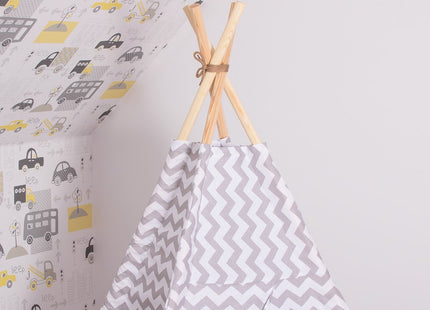 Tipi Tent | 120x100x180 cm | Grijs | Zigzag