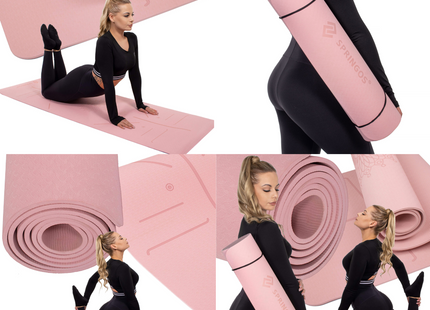 Yoga Mat | Extra Dik (6 mm) | Roze