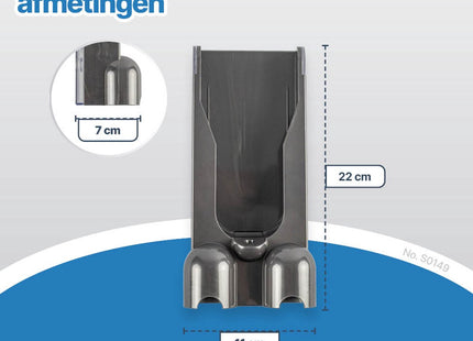 SQOON® Wandhouder Geschikt voor Dyson V10 – Vervangt 969042-01 – Laadstation