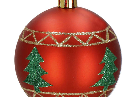 Kerstballen | 30 Stuks | 6 cm | Rood/Groen/Goud