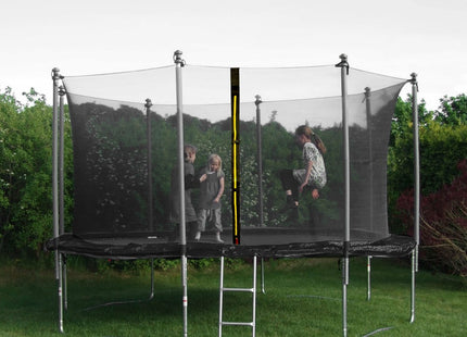 Trampoline | Trampoline met veiligheidsnet | Tuin | 305 cm | Zwart/Geel