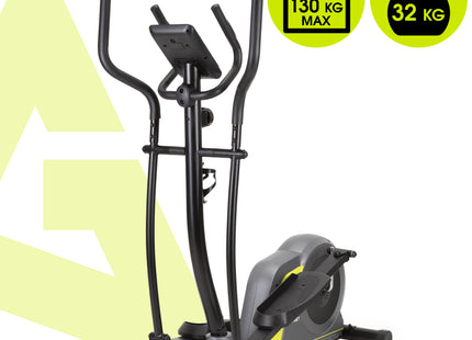 Crosstrainer - Hartslagfunctie - Bluetooth - Crosstrainers Fitness - Magnetische weerstand - 130 Kg - 8 Weerstandsniveaus - LCD Scherm - Anti-Slip