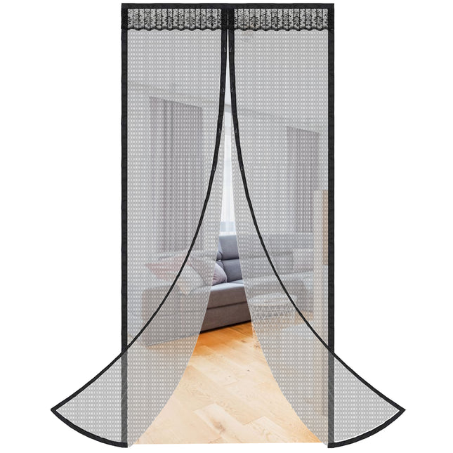 Deurhor | Vliegengordijn | Deurgordijn  | Magnetisch | 100 x 210 cm | Zwart