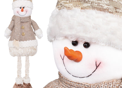 Kerst Sneeuwpop| 1 Stuk | Verstelbaar In Hoogte | 45 -74 cm