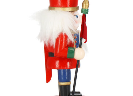 Notenkraker Kerst | Houten Soldaat | Kerstversiering | Multicolor | 15 cm