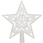 Kerstboom Piek | Ster | 22 cm | Zilver