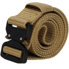 Riem - Buidel set - Polyester - Ritssluiting - Militair - camouflagegesp - Bruin - 124 cm