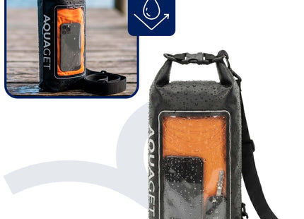 Drybag | Waterdichte Tas | 2 Liter | Zwart//Oranje