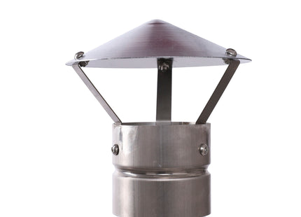 Muntel® Pellet Terras Heater - Terrasverwarmer - Outdoor - Heater - Fire Tube - Pallet - RVS - 34x 44.8x 132.2Cm