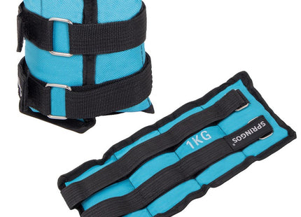 Pols- en enkelgewicht | 2 Stuks | 1 kg | Blauw