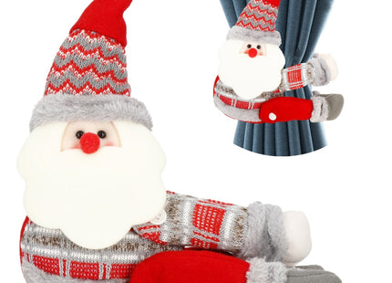 Gordijnhouder | Kerstman | Klittenband | 45 cm
