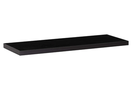 Wandplank - Boekenplank - Ophangbaar - 4 Delig - Zwart - Metaal - 3 Kg - 15 x 40 x 1,5 Cm