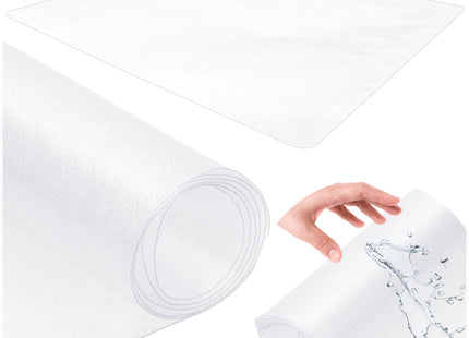 Bureauonderlegger | Antislip | Transparant| 120 x 90 cm