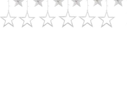 Sterrengordijn | 2 m | 138 LED | Warm Wit | Koppelbaar