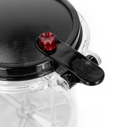 Springos Theepot | Glazen Theepot met Filter | Dubbel Zetsysteem | 1,65 L