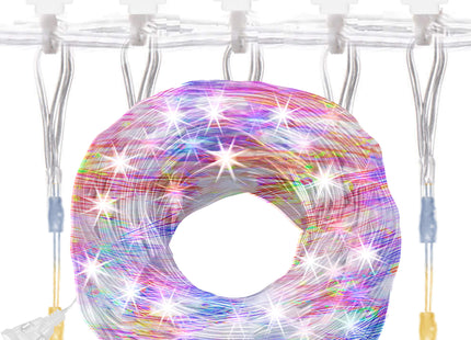 Lichtgordijn | IJspegel Verlichting | Inclusief USB En Afstandsbediening | 300 LED | Multicolor | 3 M Inclusief Flitsfunctie