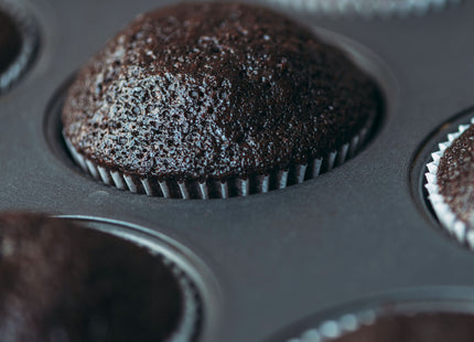 Bakvorm - Muffinvorm - Metaal - Grafiet - 35 x 26,5 cm
