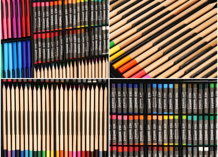 Tekendoos | Tekenkoffer Kinderen | 258 Delig | 47 x 45 x 4 cm | Zwart