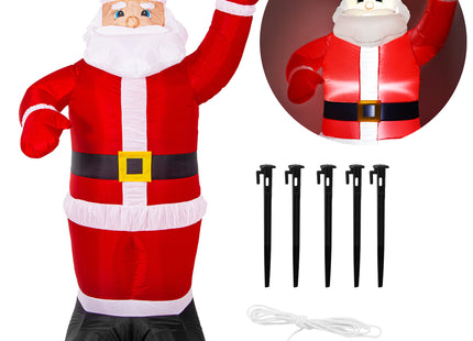 Opblaasbare Kerstman - Buitendecoratie - Zelfopblazend - 240 x 70 cm