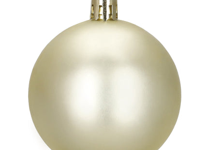 Kerstballen | 37 Stuks | 7/13 cm | Rood | Goud | Parelmoer