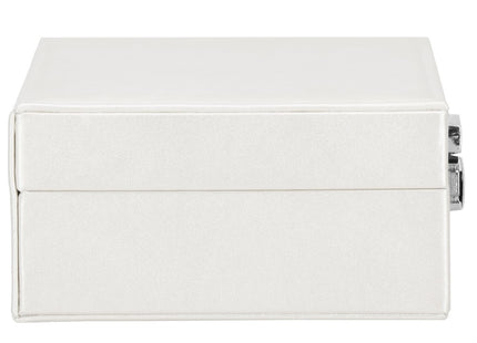 Sieradendoos | Juwelendoos | 21 x 11 x 6 cm | Wit/Crème