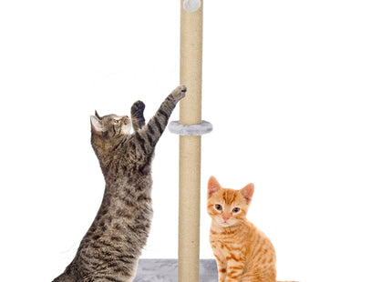 Krabpaal - Voor Katten - Meubelbescherming - 50 x 50 x 103,5 cm - Grijs