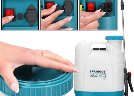 Drukspuit - Elektrische - Accu - Planten - 16 Liter