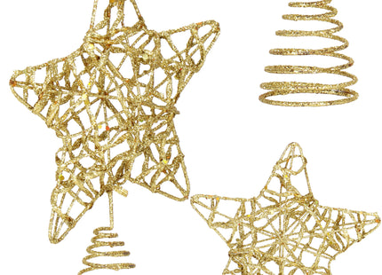 Piek - Kerstboomhanger - Glitters - Goud - Kerstboom