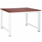 Eettafel | Tafel | 110 x 60 cm | Wit/Kersen