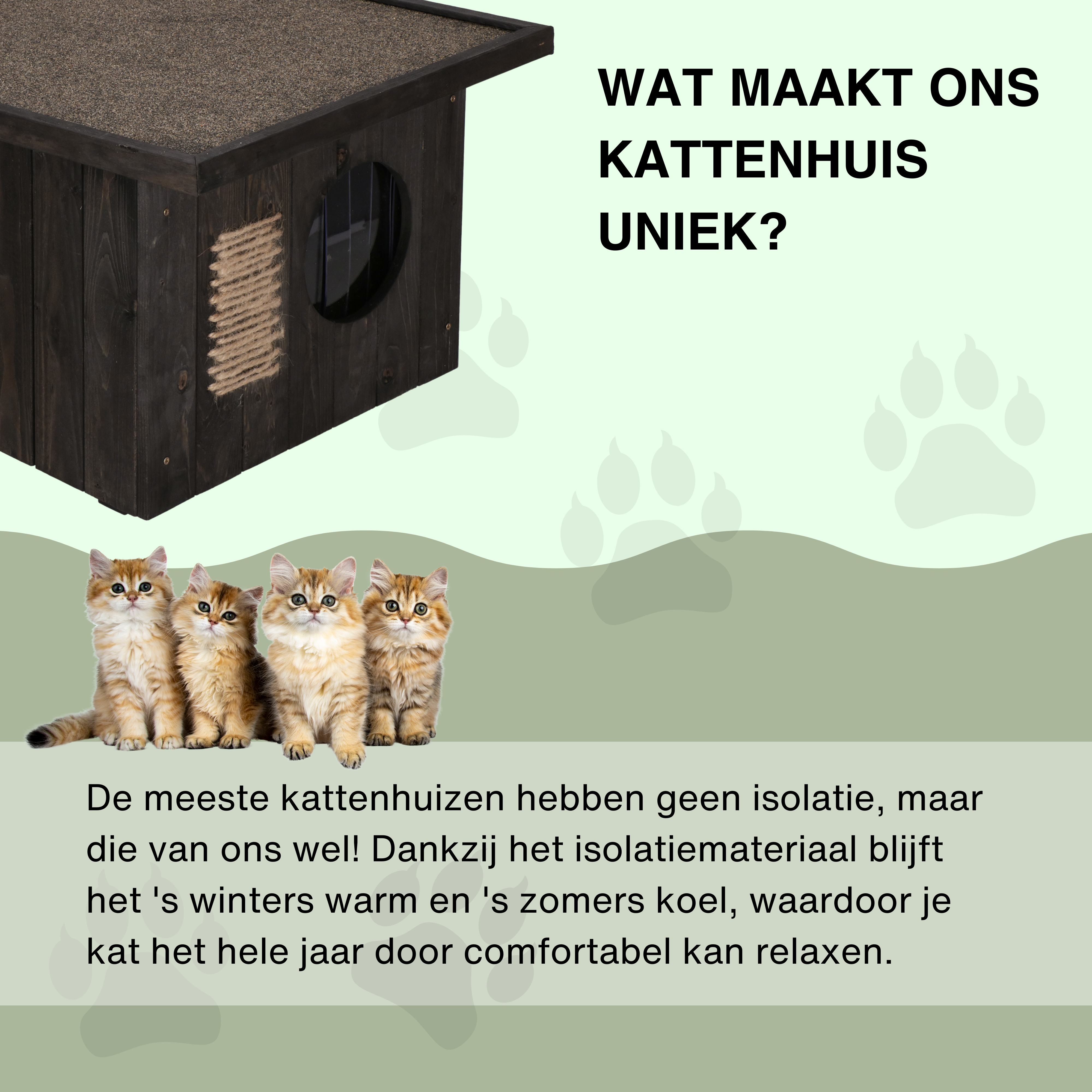 Verwarmd kattenhuis voor buiten, geïsoleerd kattenhok voor buiten met twee uitgangen en verhoogde bodem, kattenhuis voor de winter met veilige ontsnappingsdeur en magnetisch slot, weerbestendig, voor Verwarmd kattenhuis voor buiten, geïsoleerd kattenhok voor buiten met twee uitgangen en verhoogde bodem, kattenhuis voor de winter met veilige ontsnappingsdeur en magnetisch slot, weerbestendig, voor