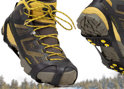 Sneeuwgripzolen Voor Wandelschoenen - Spikes voor Schoenen - Anti Slip - Zwart - 35-38