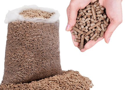 Houtpellets | Pellets Voor Pelletkachel | Pelletkorrels | Naaldhout/Hardhout | 15 kg