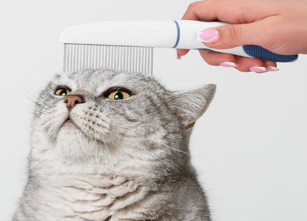 Dierenkam | Hondenborstel | Kattenborstel | Dierenverzorging | 22,5 cm | RVS