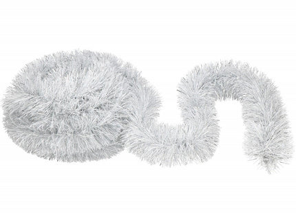 Kerstslinger | Guirlande | 6 m | Zilver/Wit