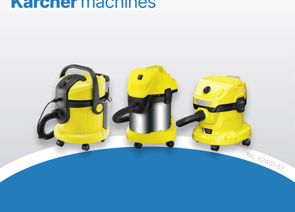 SQOON® Stofzuigerzakken geschikt voor Karcher WD 2 PLUS & WD3 series - KFI 357 - Model 2.863-314.0 - 5 stuks